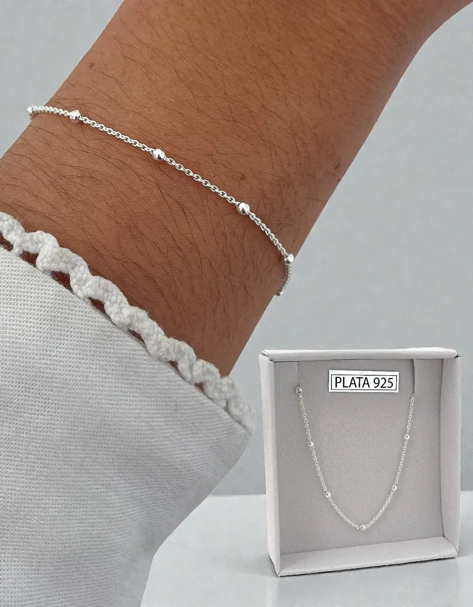 Pulsera de Bolitas Ajustable
