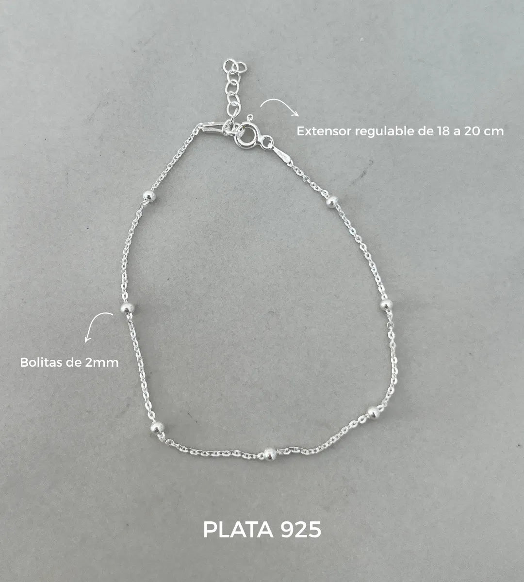Pulsera de Bolitas Ajustable
