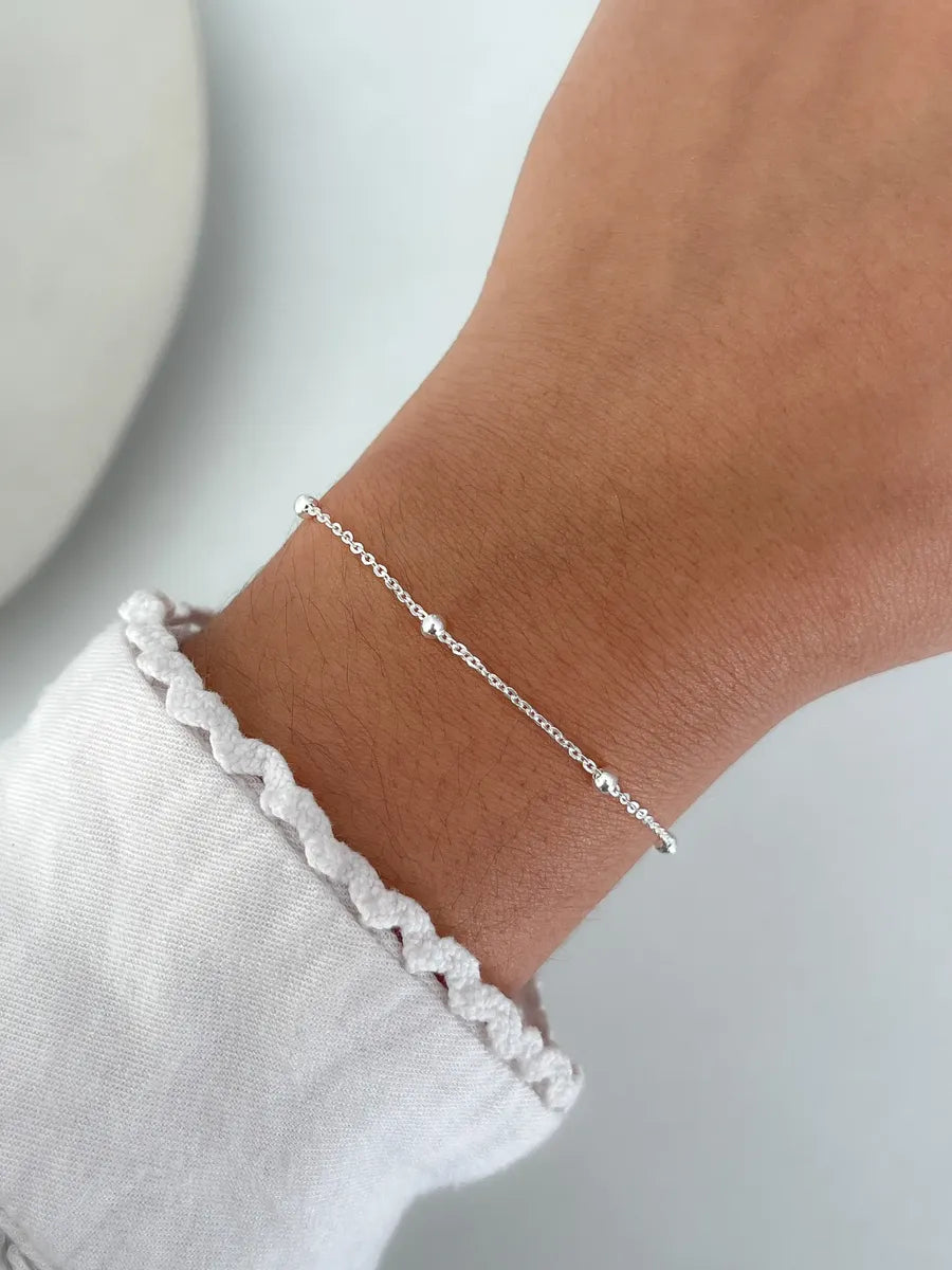 Pulsera de Bolitas Ajustable