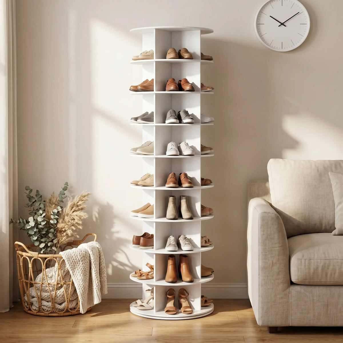 Torre Organizadora Giratoria Premium 360° – Más Espacio y Organización