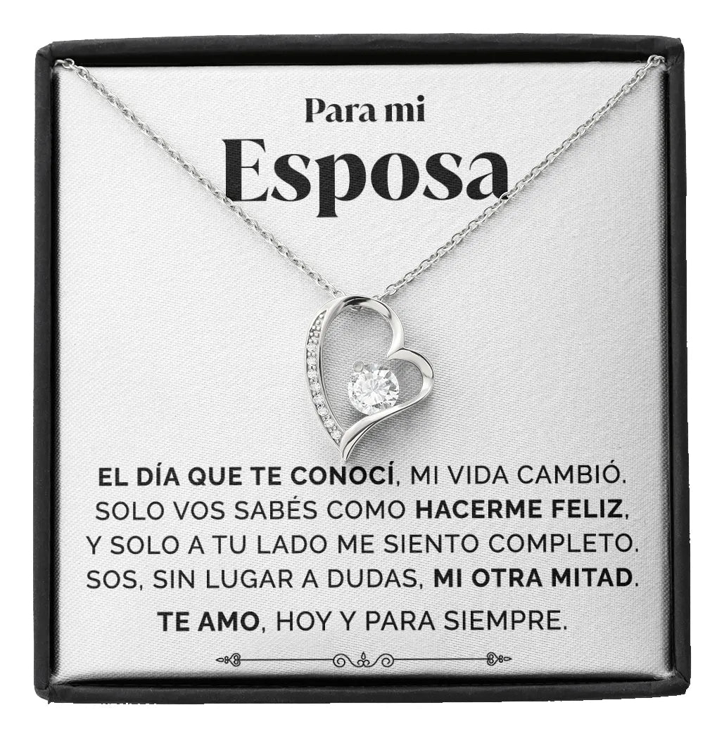 Regalo Mujer,  Collar Y Dedicatoria A Mujer