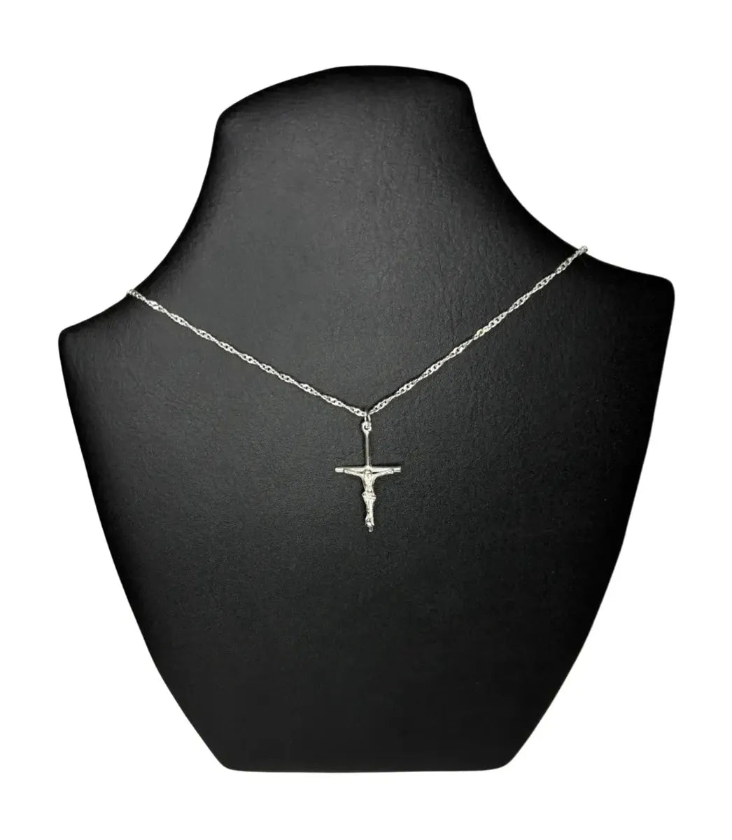 Conjunto Cadena Hombre Cruz Con Cristo